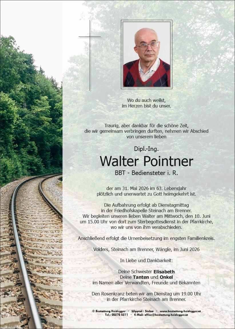 Dipl.-Ing. Walter Pointner